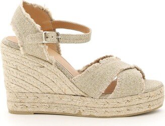 Bromelia Lurex Wedge Espadrilles-AD