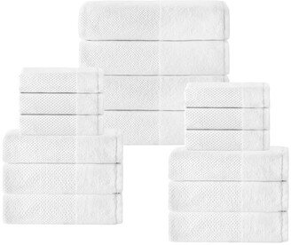 Set Of 16 Incanto Turkish Cotton Towel Set-AB