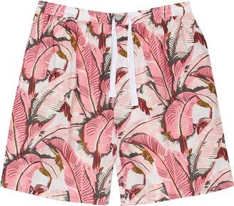 Martinique Banana Leaf Sleep Shorts-AB