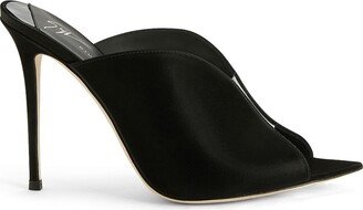 Intriigo Muse 105mm pointed leather mules