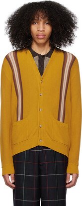Yellow Striped Cardigan
