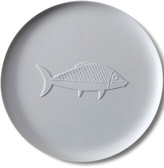 Poisson fish-embossed tray