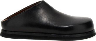 Accom Round Toe Slip-On Mules