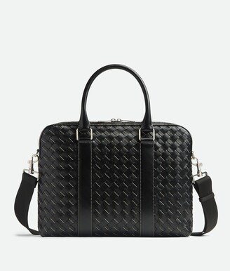 Slim Intrecciato Briefcase-AA