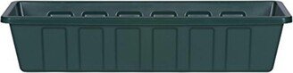 Novelty Mnftg. Polypropylene Flower Box Planter/Liner, Hunter Green, 24 L