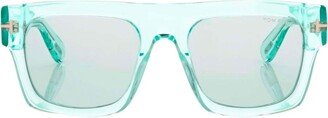 Square Frame Sunglasses-DF