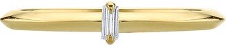 Petite Knife Edge Vertical Baguette White Diamond Ring