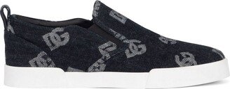 Monogram Jacquard Slip-On Sneakers