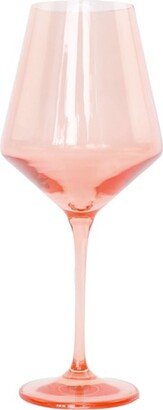 Estelle Colored Glass Stemware Wine Glass, Set of 6