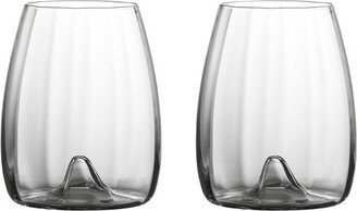 Set Of 2 Elegance Optic Stemless Wine Glasses (520Ml)