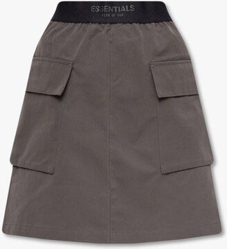 Logo Patch Mini Skirt-AA