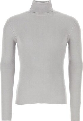 Turtleneck Ribbed Sweater-AA