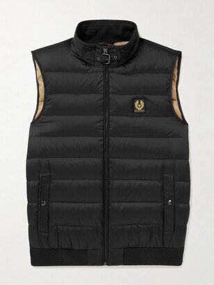 Circuit Logo-Appliquéd Quilted Shell Down Gilet-AA