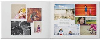 Photo Books: Modern White Photo Book, 11X14, Professional Flush Mount Albums, Flush Mount Pages