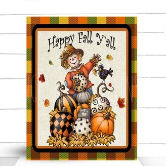 Wreath Sign, Happy Fall Y'all Scarecrow Supplies, Sugar Pepper Designs, Sign For