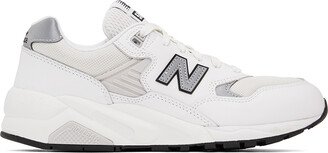 White & Gray 580 Sneakers