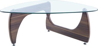 Hcd Triangle Coffee Table walnut