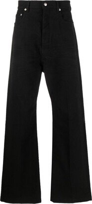 Black High Waisted Wide Leg Jeans