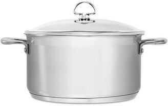 21/0 Stainless Steel 6 Qt Casserole With Lid-AA