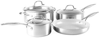 Venice Pro 7-Piece Stainless Steel & Ceramic Cookware Set