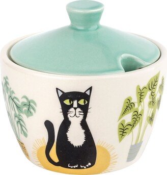 Hannah Turner Cat Sugar Pot With Lid