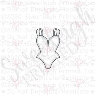 Deep V Bathing Suit Cookie Cutter