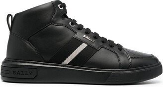 Myles high-top leather sneakers