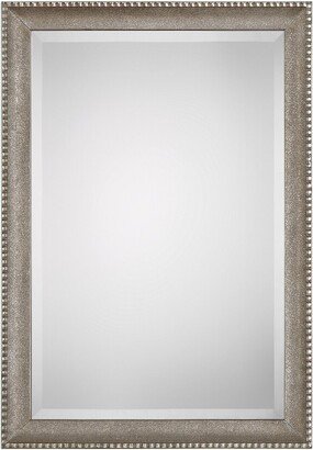 Hewson Metallic Silver Mirror With Textured Surface Finish