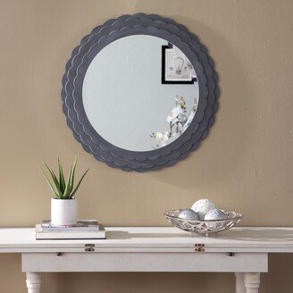 SEI Furniture Deblin Coastal Gray Wood Mirror