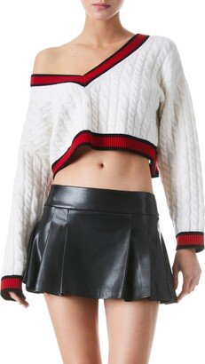 Ayden V-Neck Crop Sweater