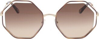 Poppy Octagonal Frame Sunglasses