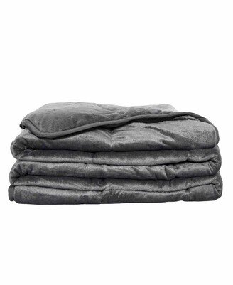 Pur & Calm Silvadur Antimicrobial Plush Mink 12lb Weighted Throw, 48