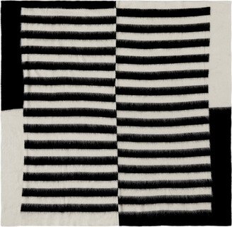 ZANKOV SSENSE Exclusive Black & White Manhattan Throw