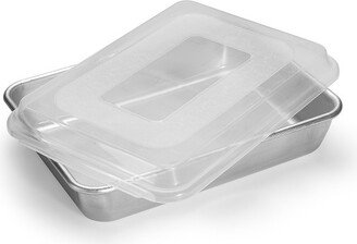 Natural Aluminum Commercial Cake Pan with Lid