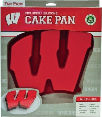 MasterPieces FanPans NCAA Wisconsin Badgers Team Logo Silicone Cake Pan