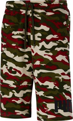 Mens Camo Fleece Shorts