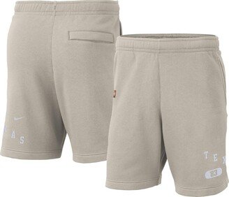 Men's Cream Texas Longhorns Fleece Shorts