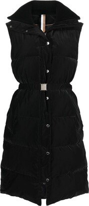 Logo-Buckle Quilted Puffer Gilet