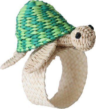 Turtle Napkin Ring, Iraca, Raffia