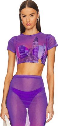 lovewave Purple Haze Crop Top