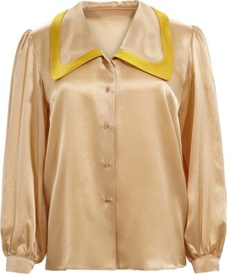 Flabelus Baseball Nude Blouse