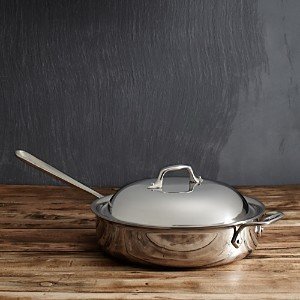 Stainless Steel 4-Quart Saute Pan with Lid