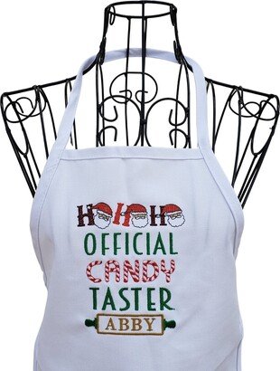 Personalized Official Candy Taster Embroidered Apron For The Family