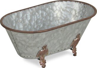 Gray Metal Large Decorative Bathtub