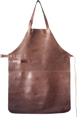 Yako&Co Premium Genuine Leather Apron - Cognac B