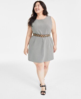 On 34th Plus Size Double-Weave Sheath Dress, Created for Macy's