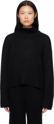 Black 'The Fleur' Turtleneck