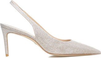 Stuart Slingback Pointed-Toe Pumps