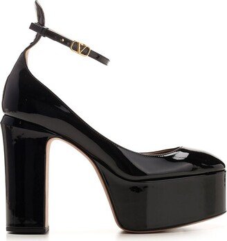 VLogo Plaque Platform Pumps