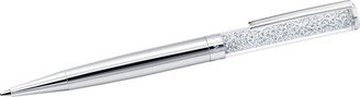 Crystalline ballpoint pen, Silver tone, Chrome plated